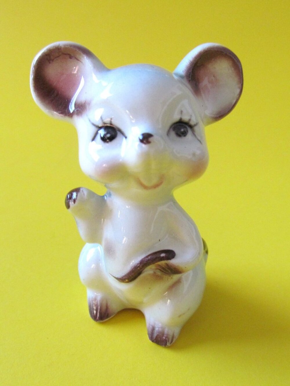 2/$20 Vintage miniature mouse figurine porcelain Japan